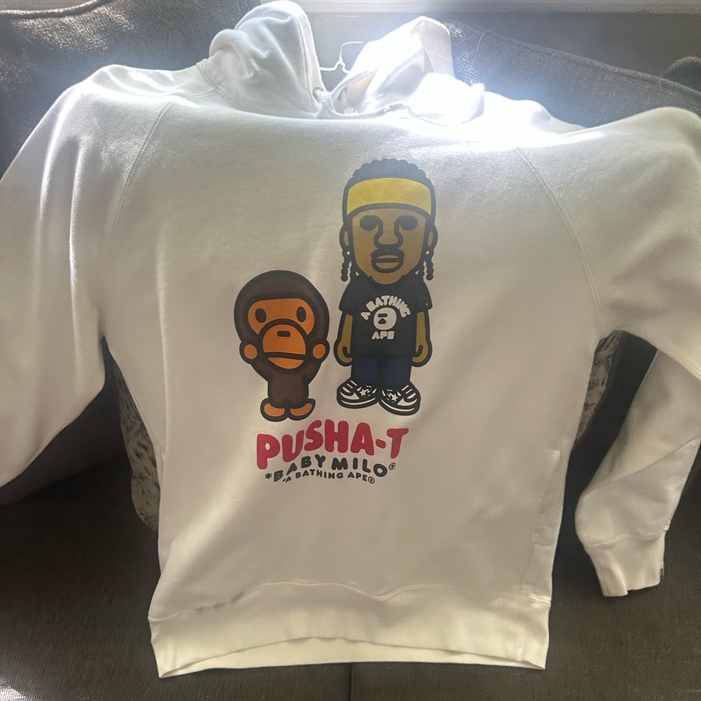A Bathing Ape BAPE pusha T hoodie
